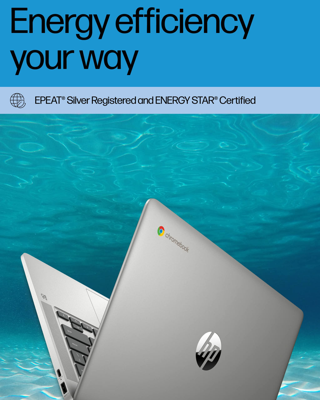 14 Laptop, Intel Celeron N4120, 4 GB RAM, 64 GB eMMC, Chrome OS, Mineral Silver M1517