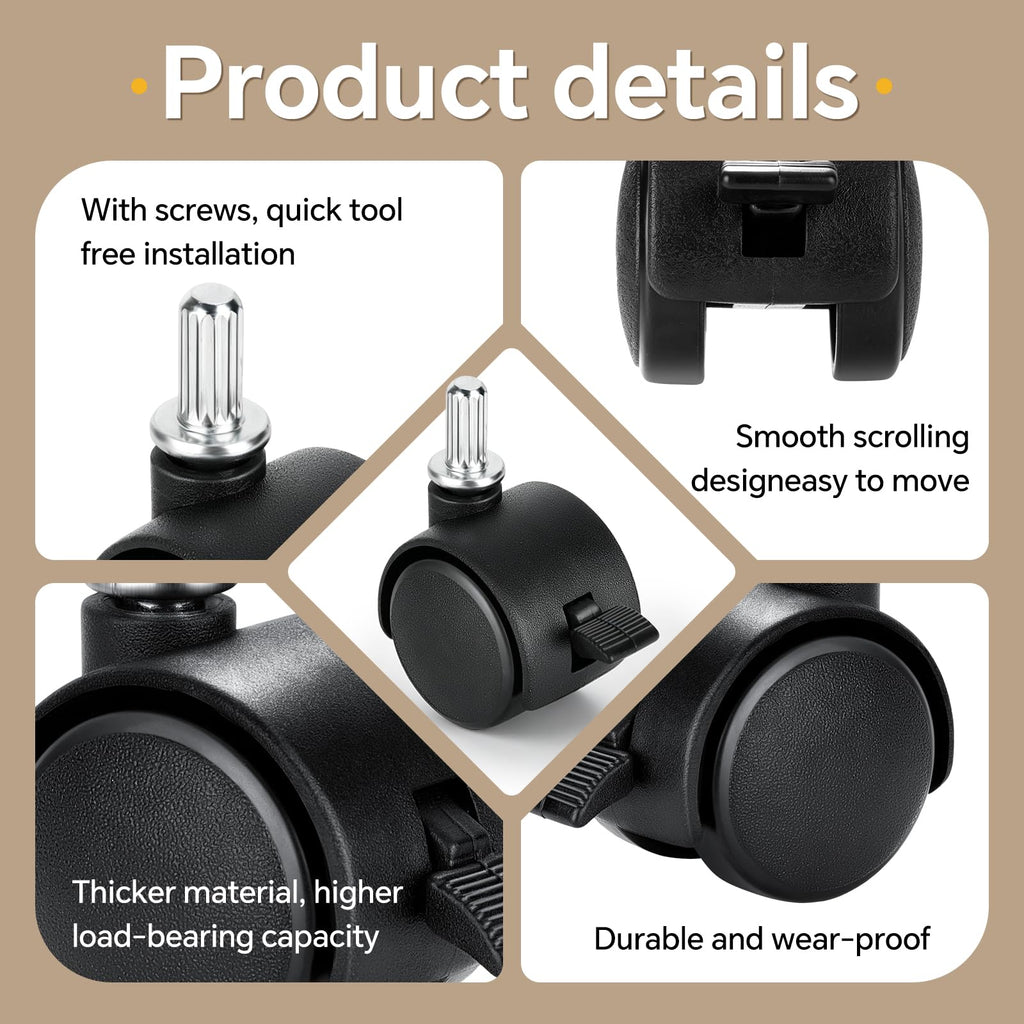 Locking Caster Wheel 4 PCS Q362