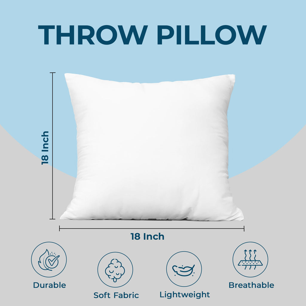 18x18 Decorative Pillow Inserts Set of 4 Z768045
