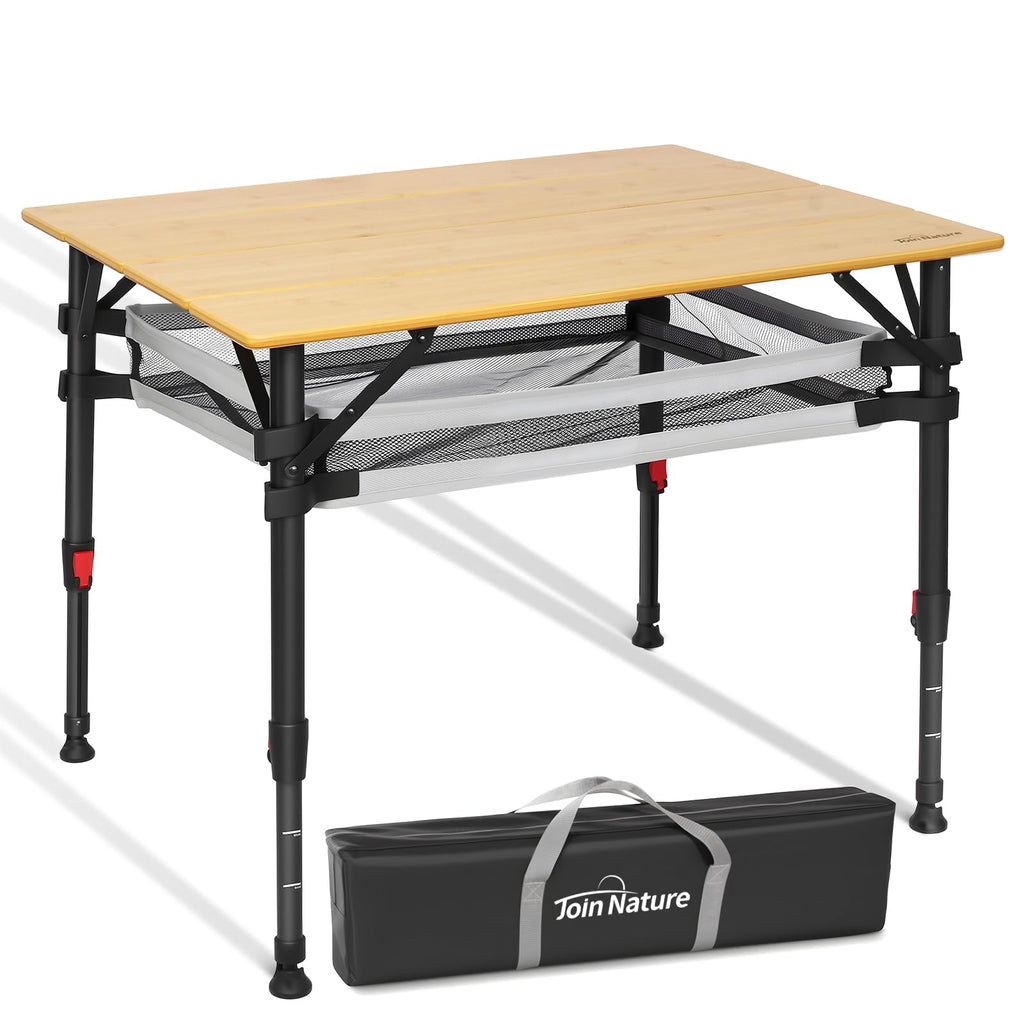Bamboo Aluminum Folding Camping Table H6522