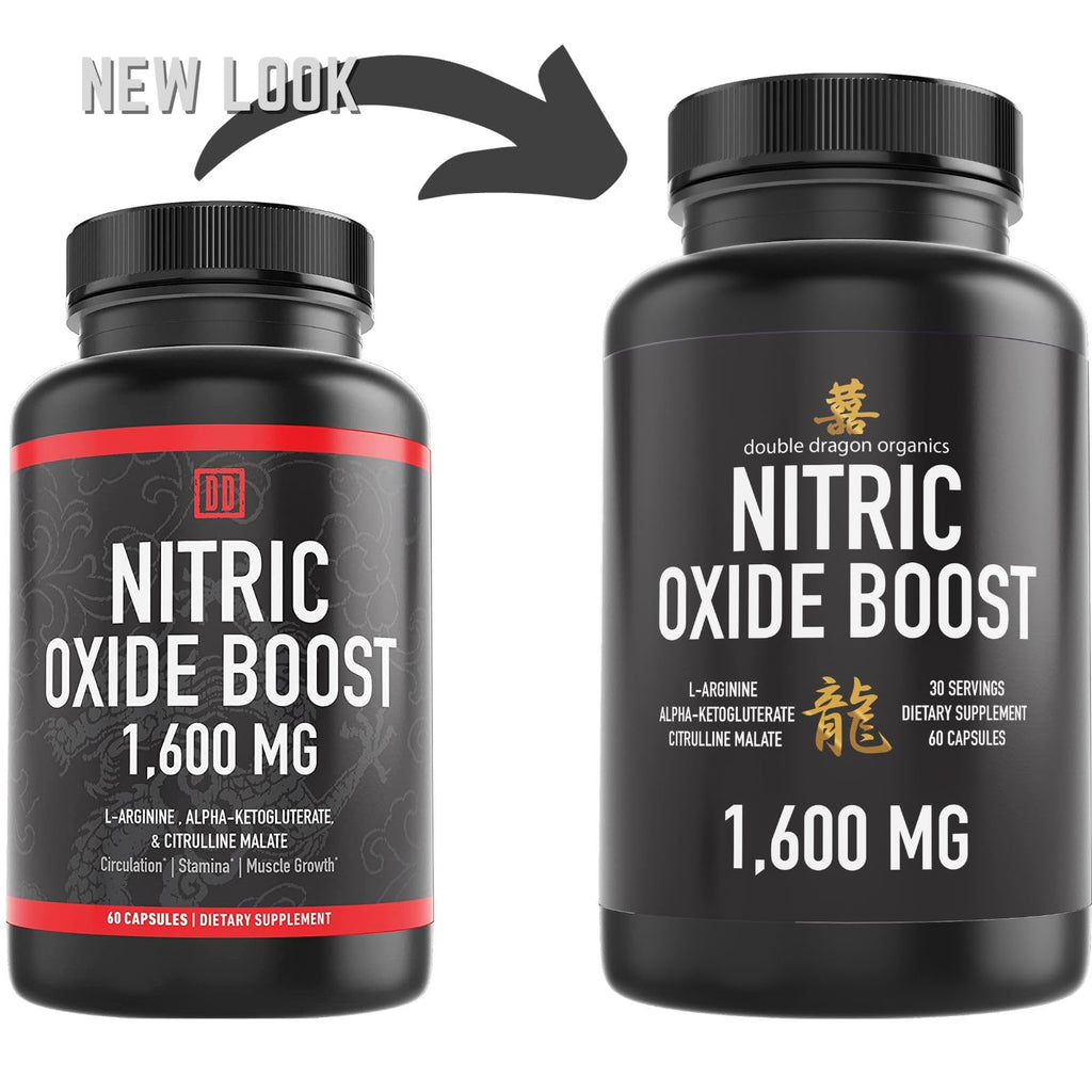Nitric Oxide Booster Supplement 1600mg 60 Count Q7200