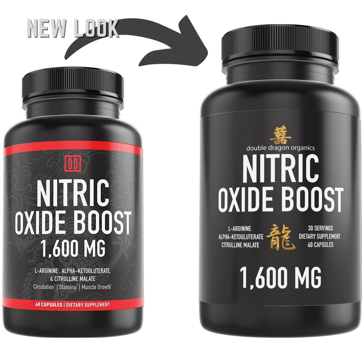 Nitric Oxide Booster Supplement 1600mg 60 Count Q7200