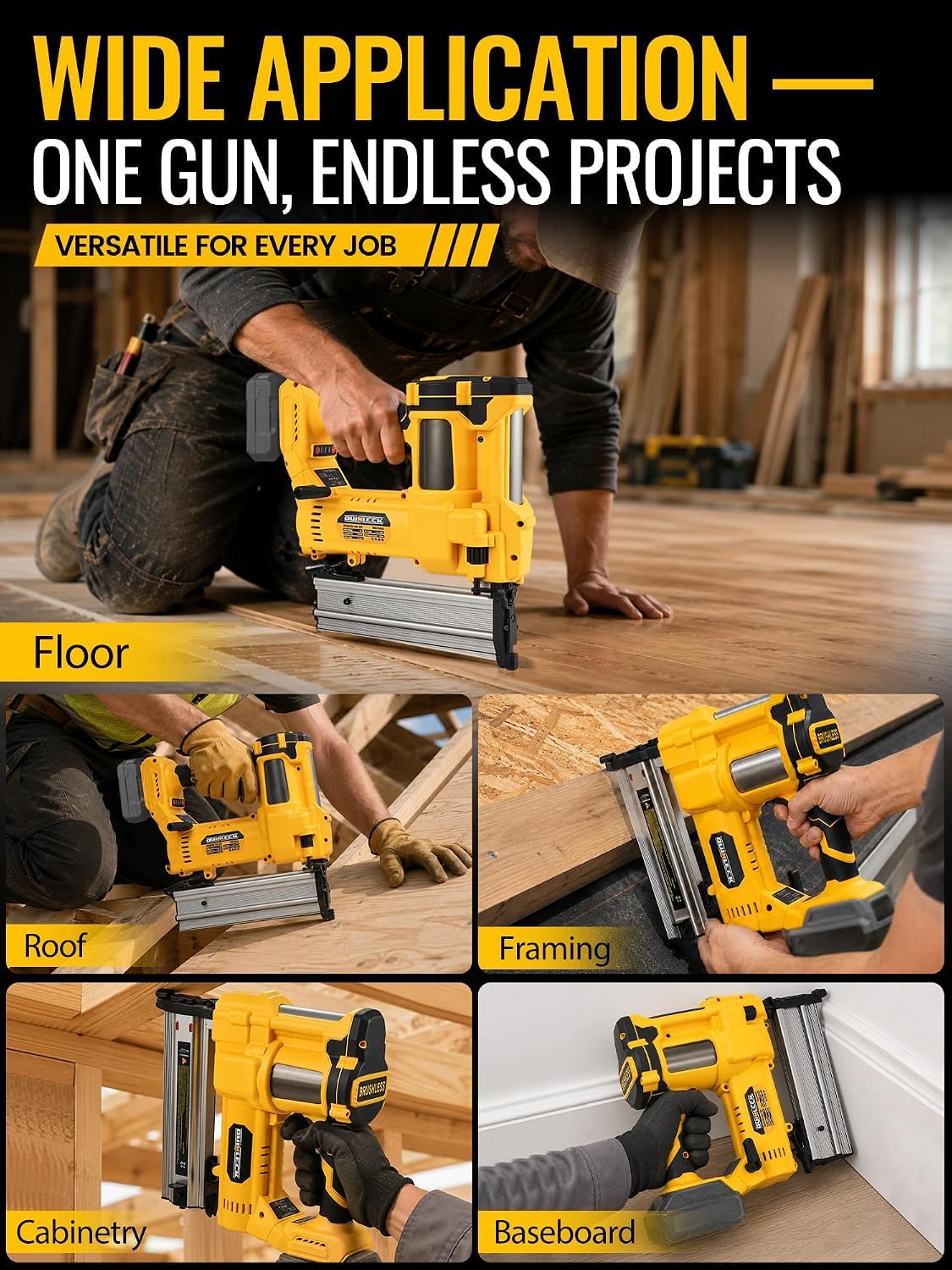 2-in-1 Brad Nailer Staple Gun N85879