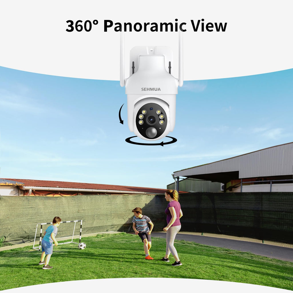 2K Solar Security Cameras Wireless Outdoor 4 Pack White K5683
