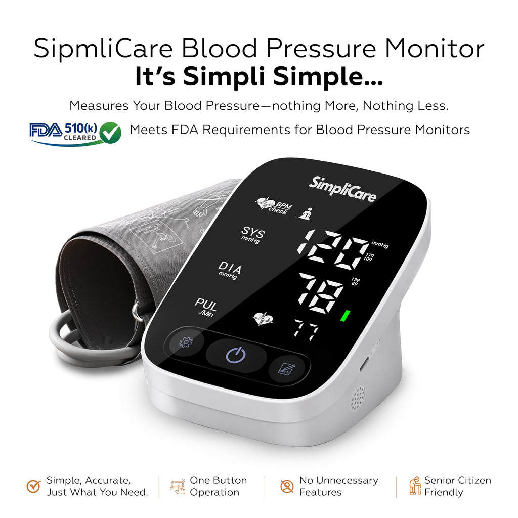 Blood Pressure Monitor with XL Cuff and LED Display J26512