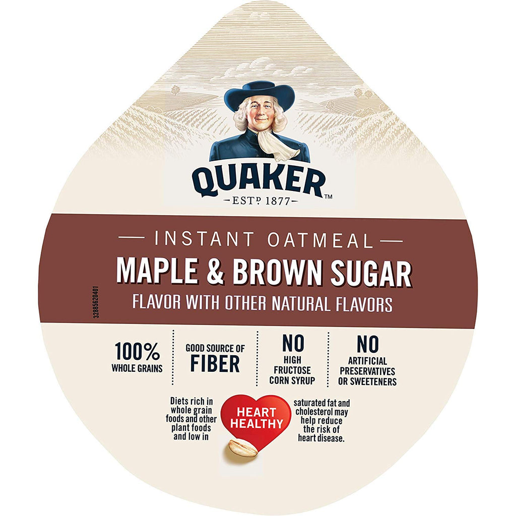 Instant Oatmeal Maple Brown Sugar 1.69oz Pack of 3 U979