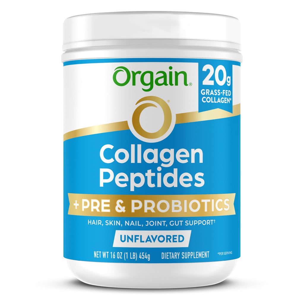 Collagen Peptides + Prebiotic & Probiotics Powder, 1lb C825126