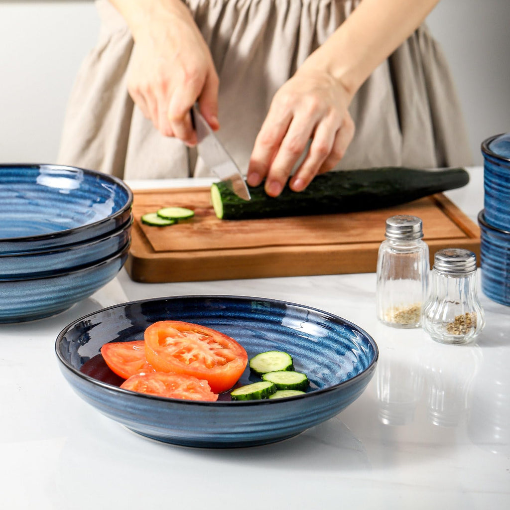 32 Oz Ceramic Serving Bowls Set of 4 H910