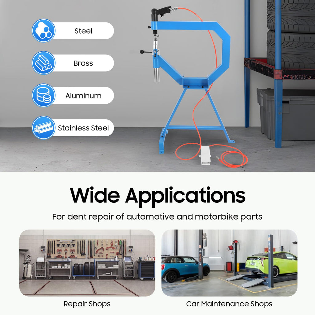 Pneumatic Planishing Hammer with Stand & Pedal F820415
