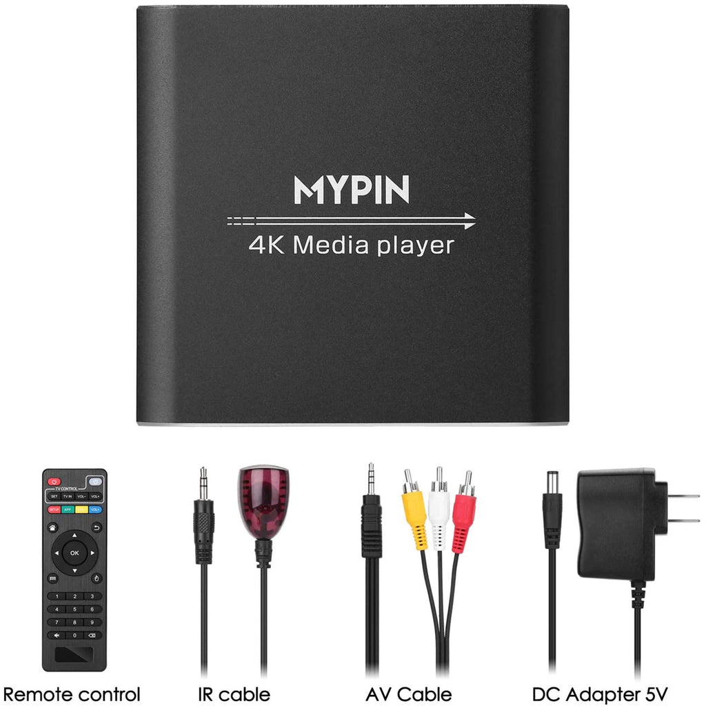 4K Media Player with Remote Control X705388