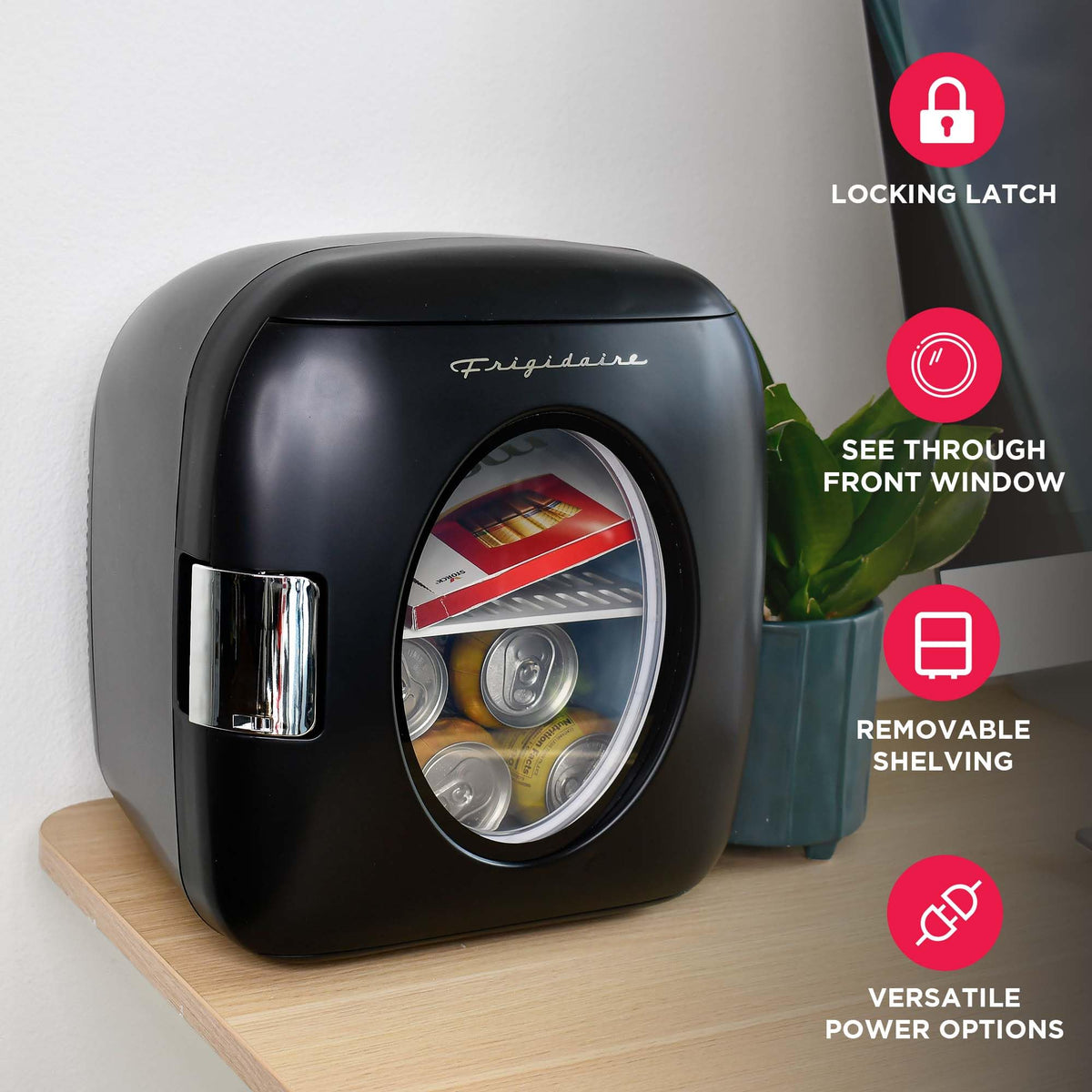 Black 9L Mini Fridge B743