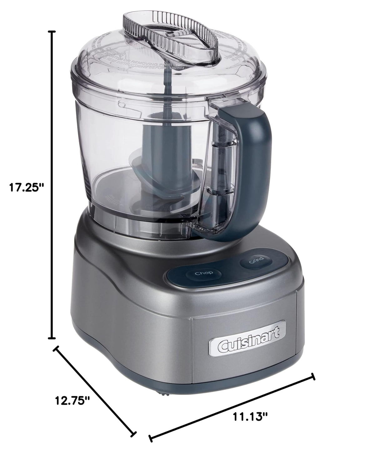 Gun Metal Chopper Grinder K5343