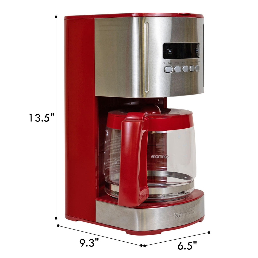 12 Cup Programmable Drip Coffee Maker with Glass Pot C11290