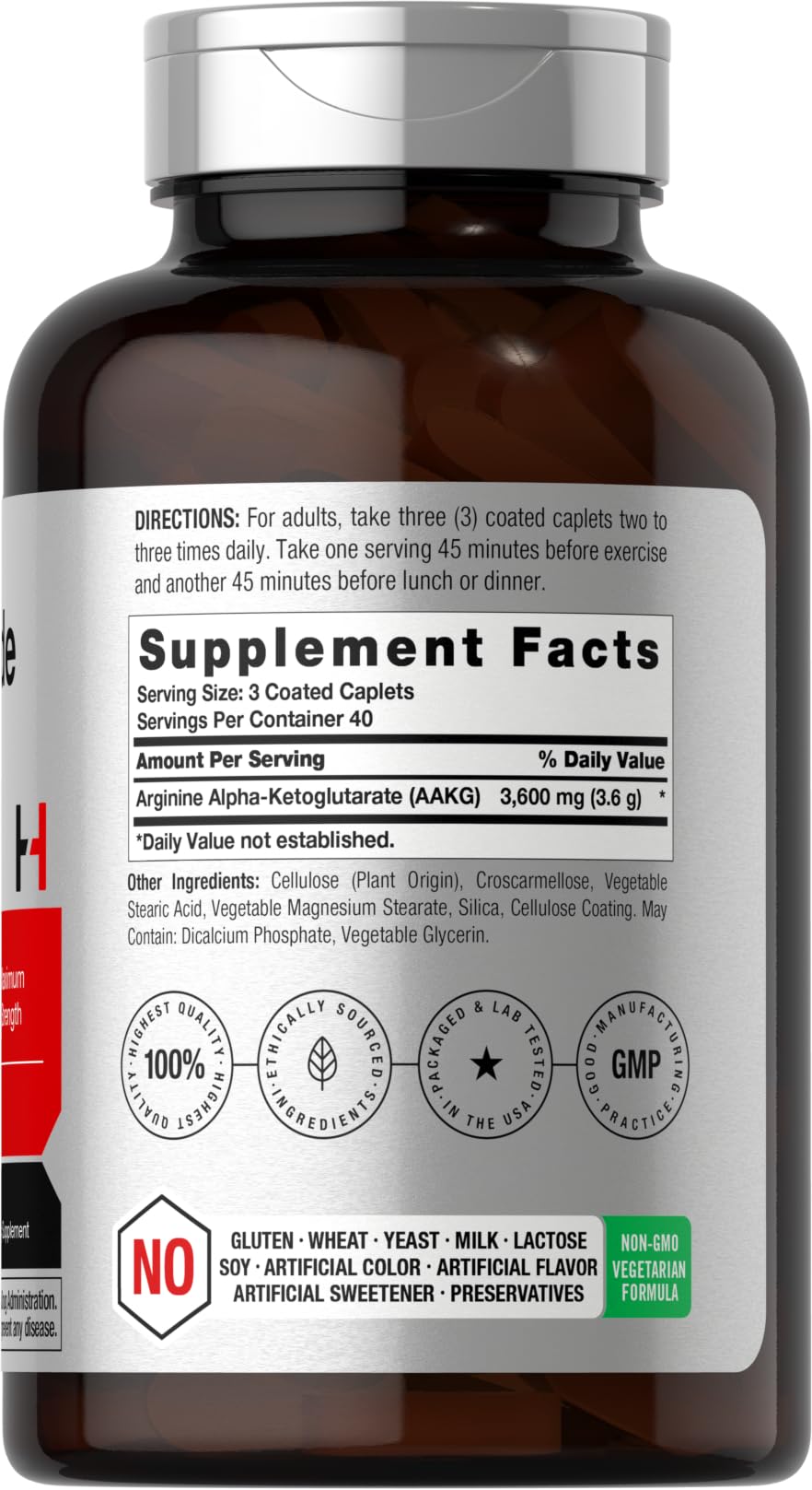 Nitric Oxide 3600mg 120 Caplets C363