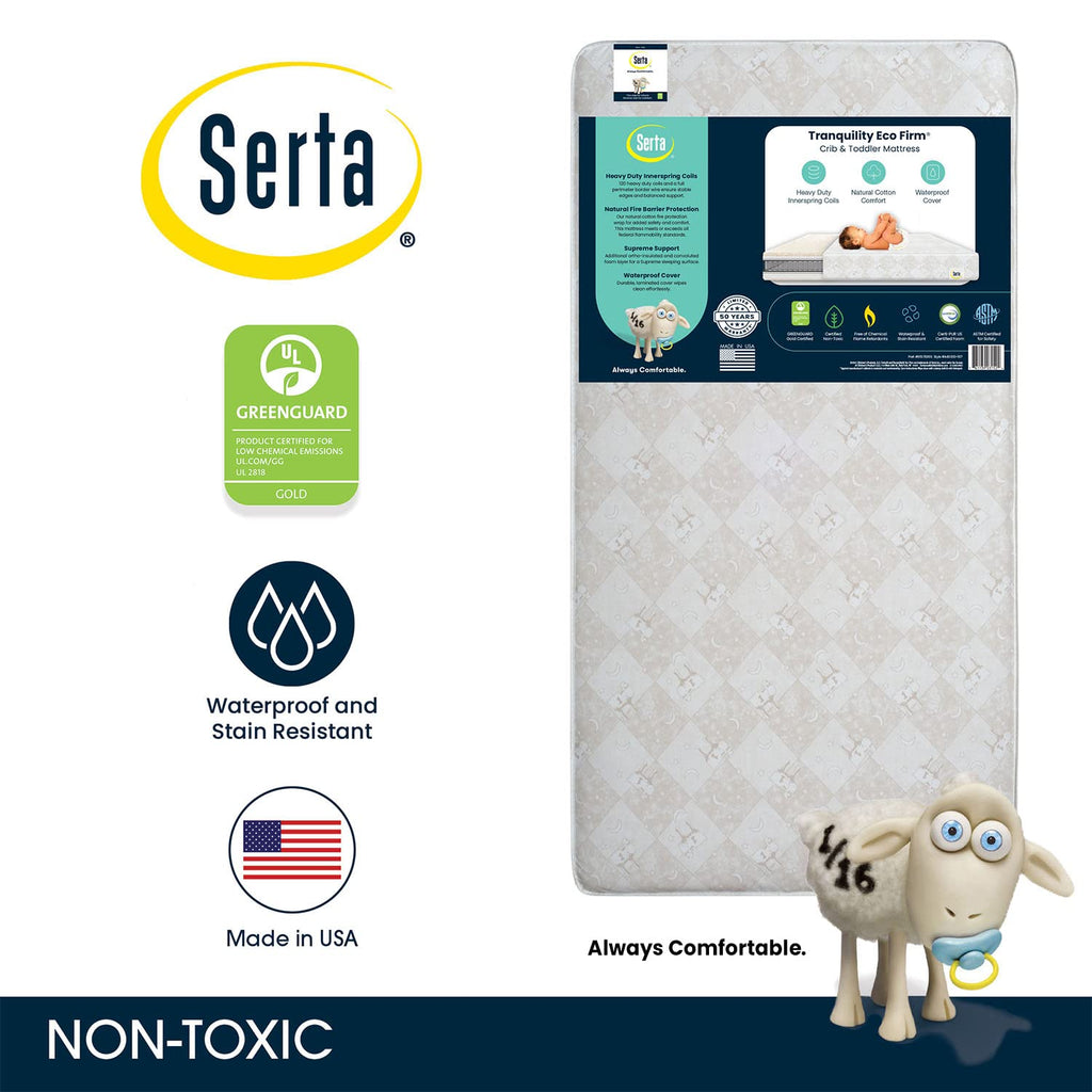 2-Stage Baby Crib and Toddler Mattress S240201
