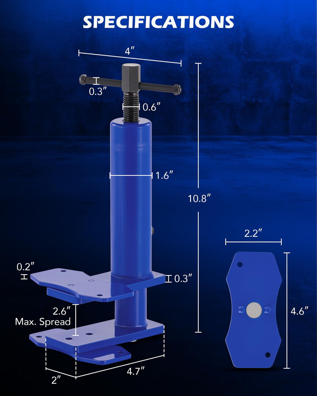 Brake Caliper Piston Compressor Tool I856