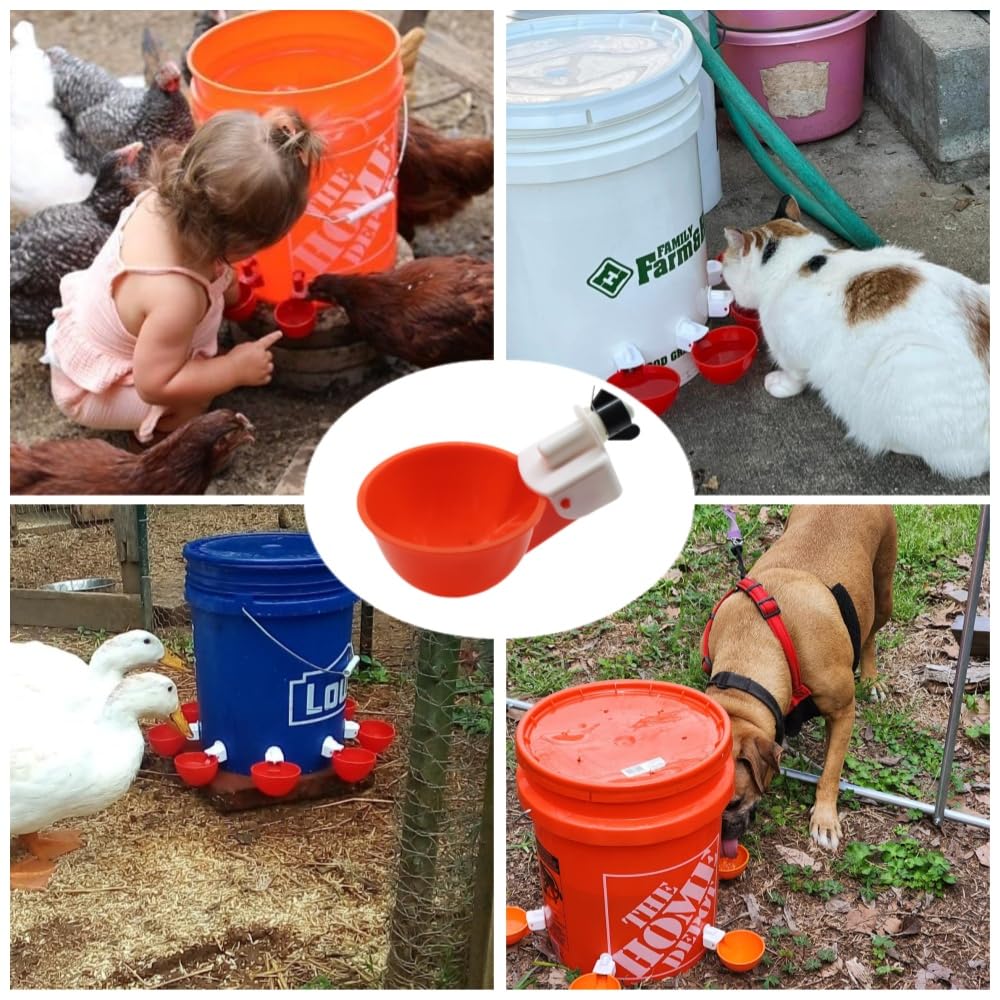 12 Pack Poultry Waterer Cups with Drill S219884