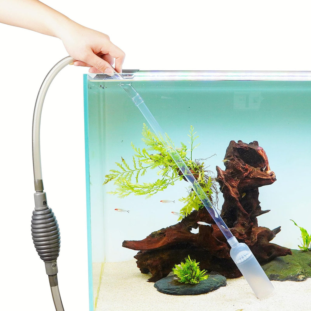 Fish Tank Cleaning Kit with Aquarium Siphon, Fish Net, and Algae Scraper P967080
