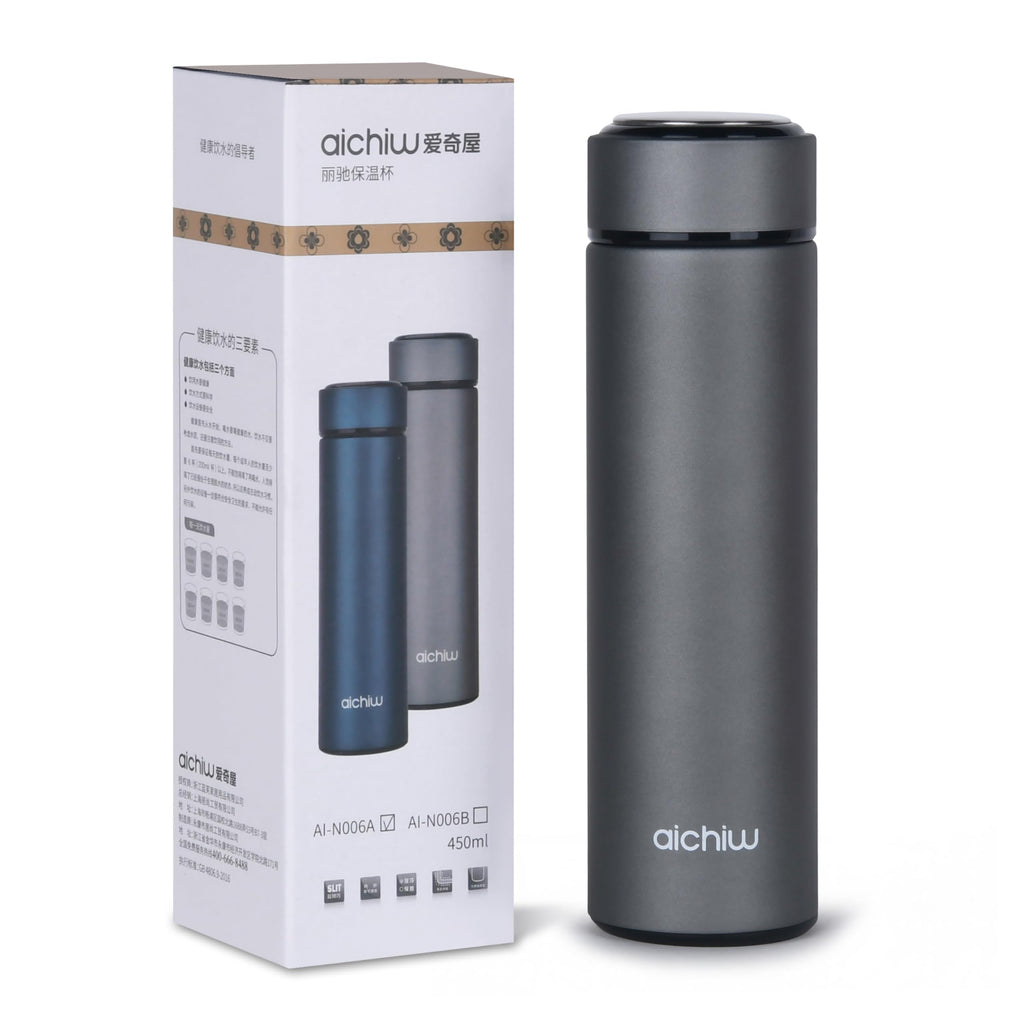 Vacuum Insulated 304 Stainless Steel Travel Mug with Lid 16 Oz Leak-Proof Tumbler K85742