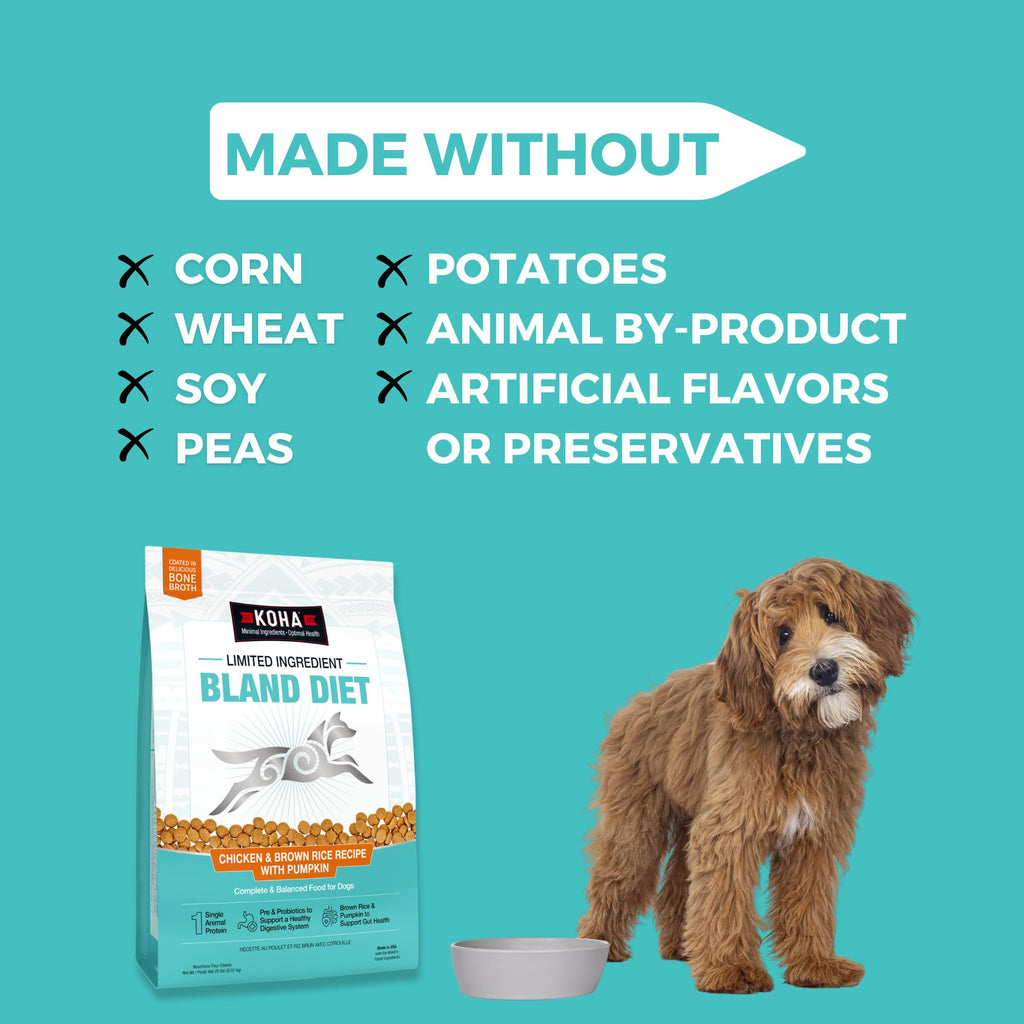 Limited Ingredient Chicken & Brown Rice Dog Food P1474
