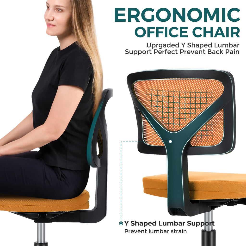 Armless Mesh Office Chairs G9686
