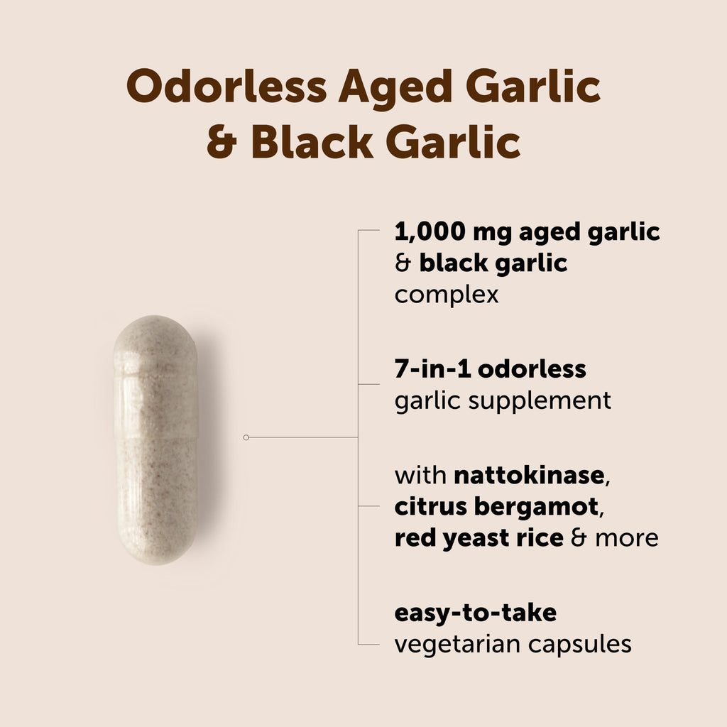 Odorless Aged Garlic & Black Garlic G59687