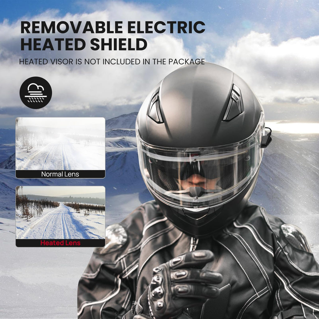 Full Face Motorcycle Helmet DOT Anti-Fog Pinlock X187402