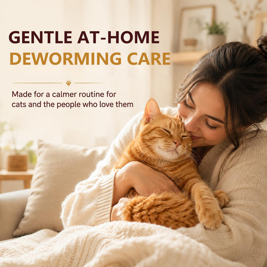 Cat Dewormer Tablets for Tapeworms, Roundworms & Hookworms E9060