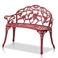 38.5" Cast Iron Aluminum Patio Bench J898193