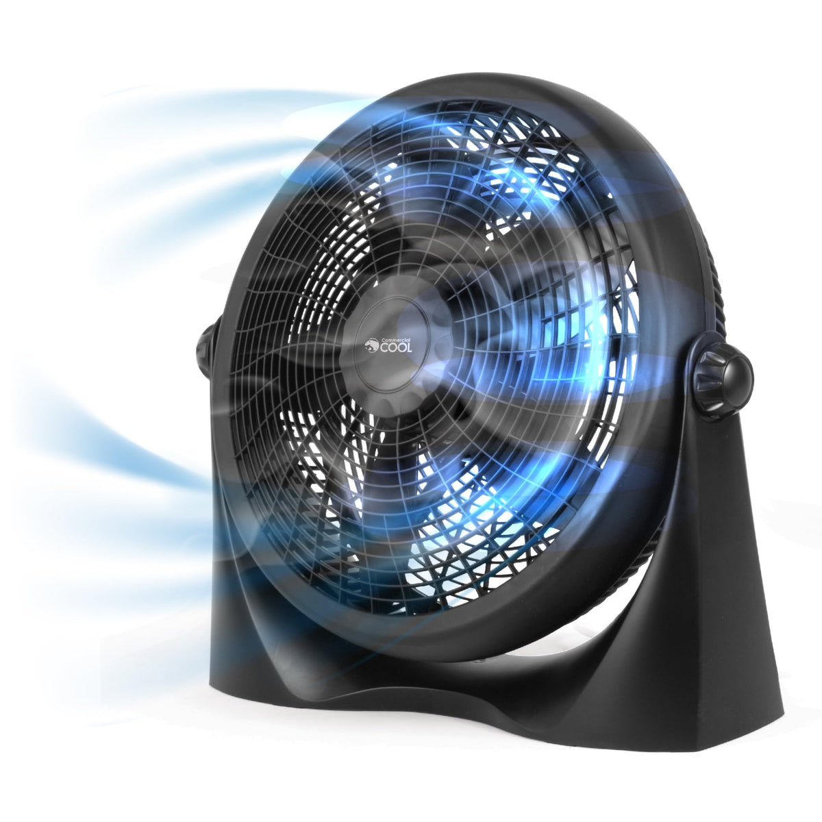16 Inch High Velocity Floor Fan, Black E421838