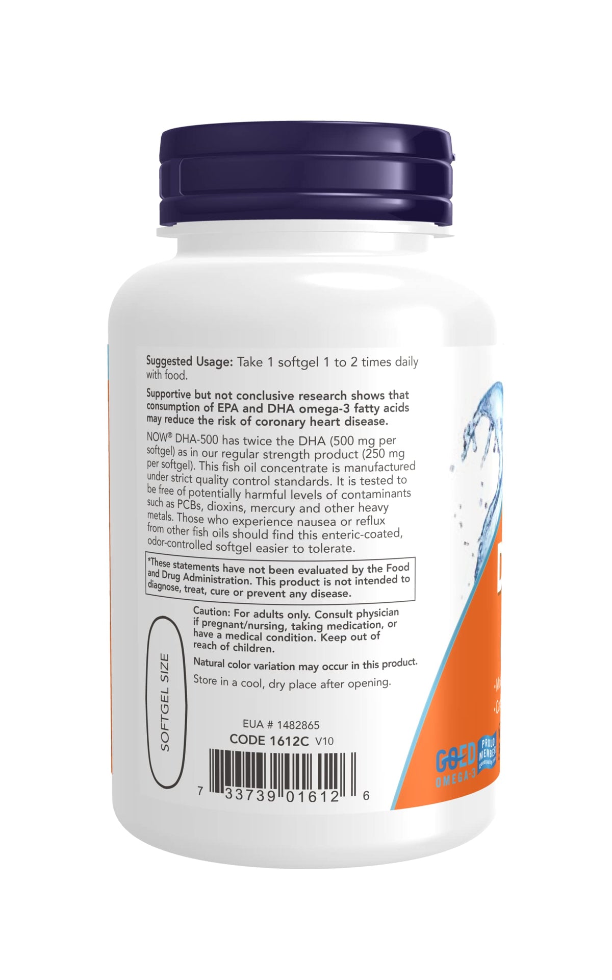 DHA-500 90 Softgels Pack of 2 N878847