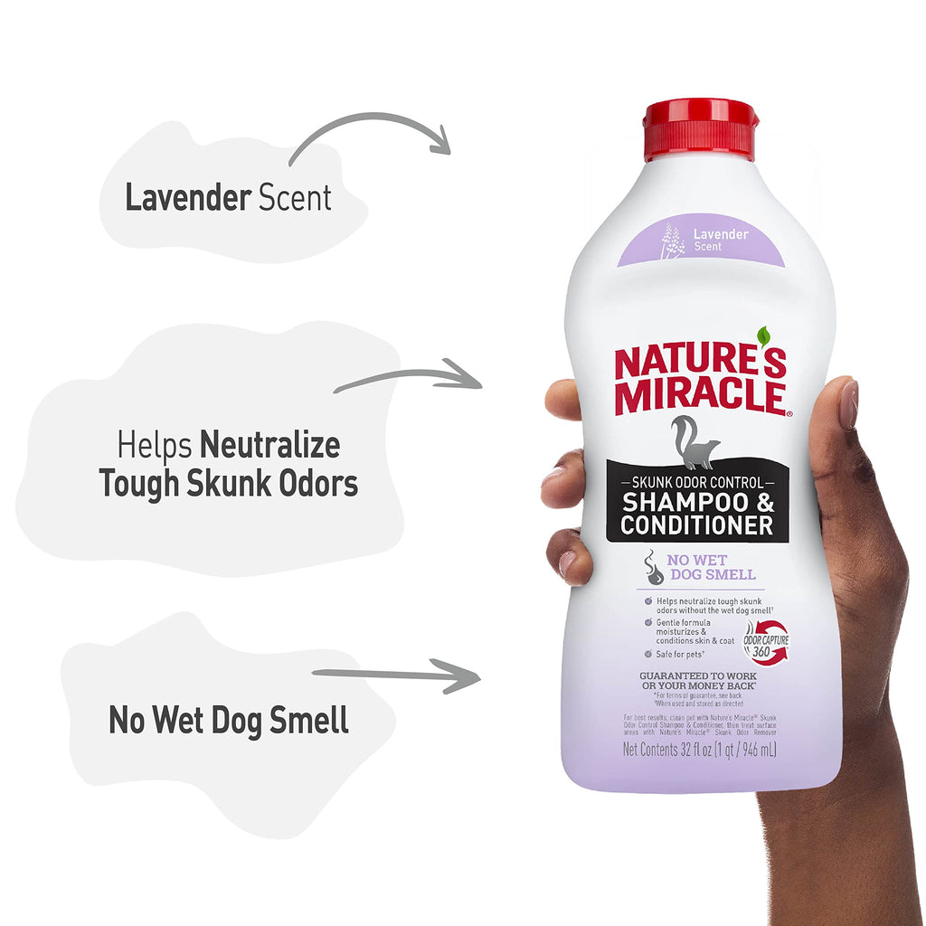 Skunk Odor Control Shampoo & Conditioner, 32 oz I39406