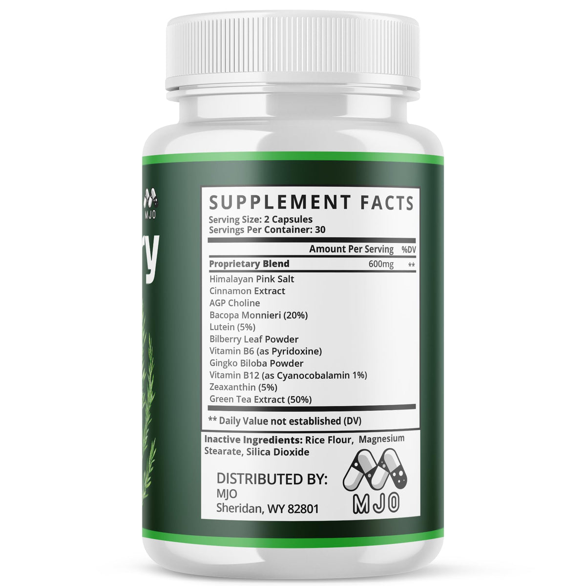 Brain Mary Capsules 5-Pack 300 Capsules M570031