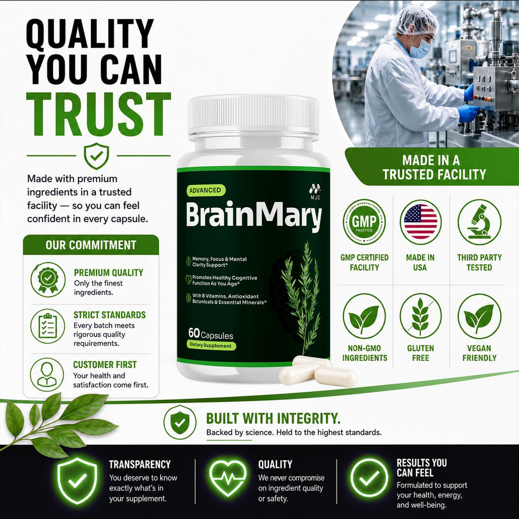 Brain Mary Capsules 5-Pack 300 Capsules M570031