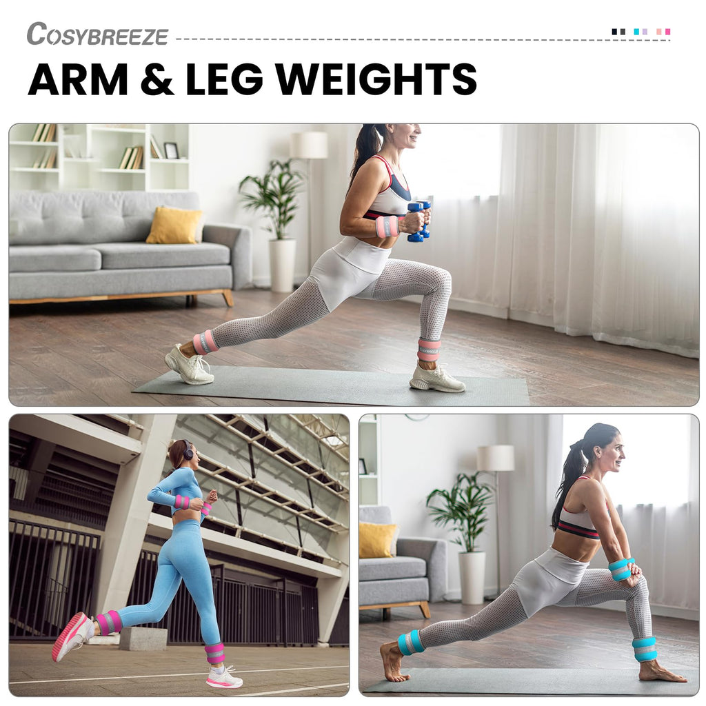 Ankle Weights 1 Pair Wrist Leg Arm Weights J71130