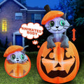 5 FT Animated Pumpkin Inflatable with LEDs E5270