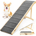 Foldable Dog Ramp with Platform 6 Adjustable Heights P748