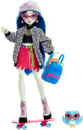 Blue Hair Posable Doll with Pet and Accessories W24955