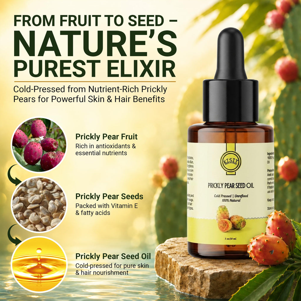 Prickly Pear Seed Oil 1 oz Glass Bottle D9212