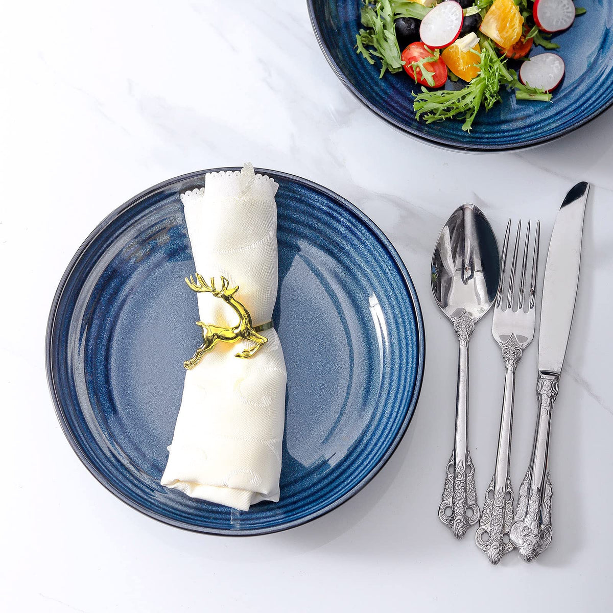 32 Oz Ceramic Serving Bowls Set of 4 H910