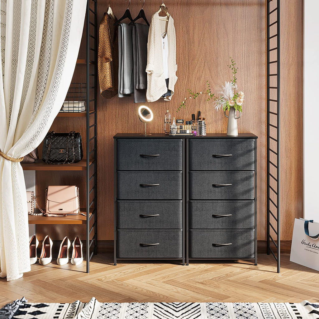 Black 4 Drawer Small Dresser Z236849