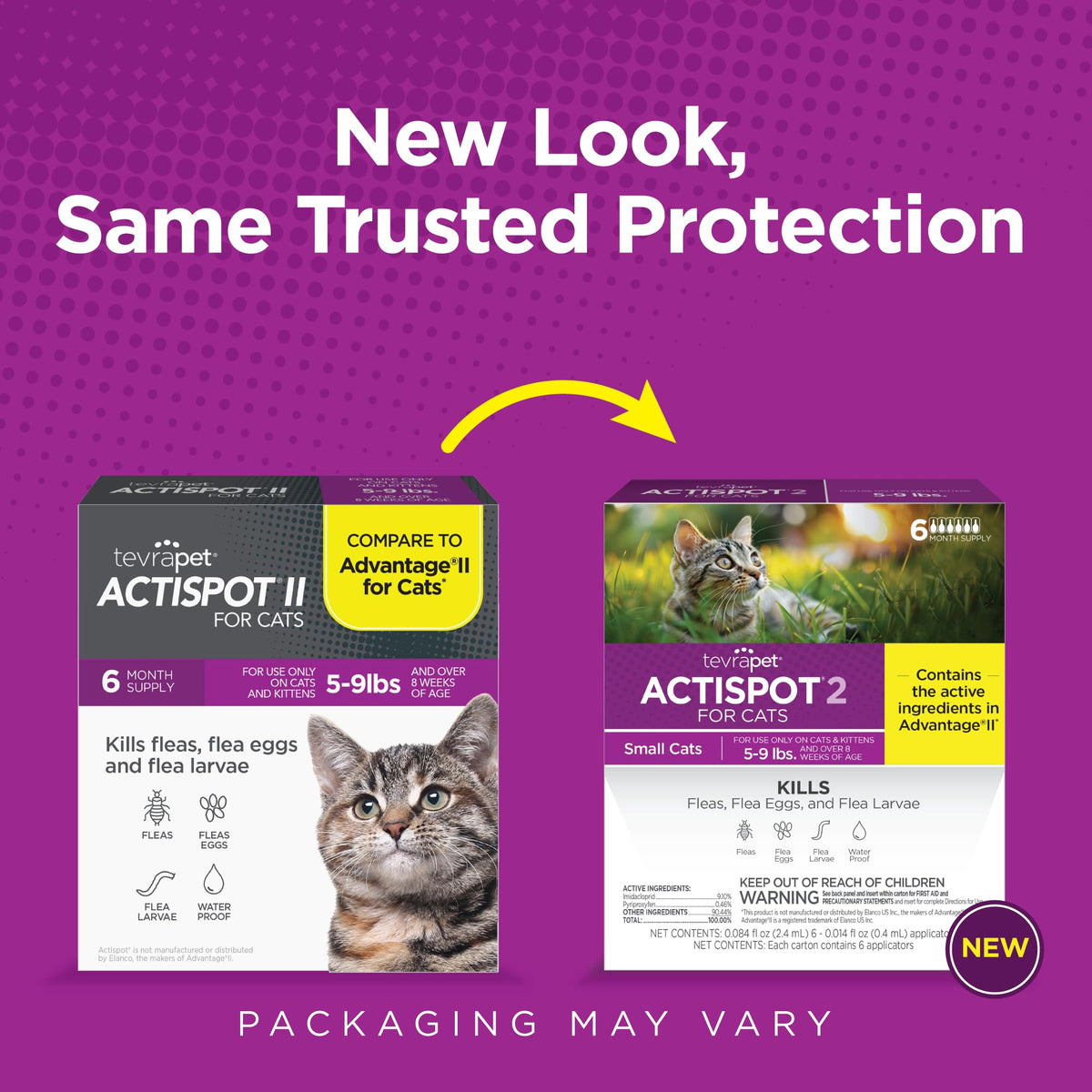 Flea Treatment for Small & Medium Cats 5-9 lbs, 6 Doses M790345