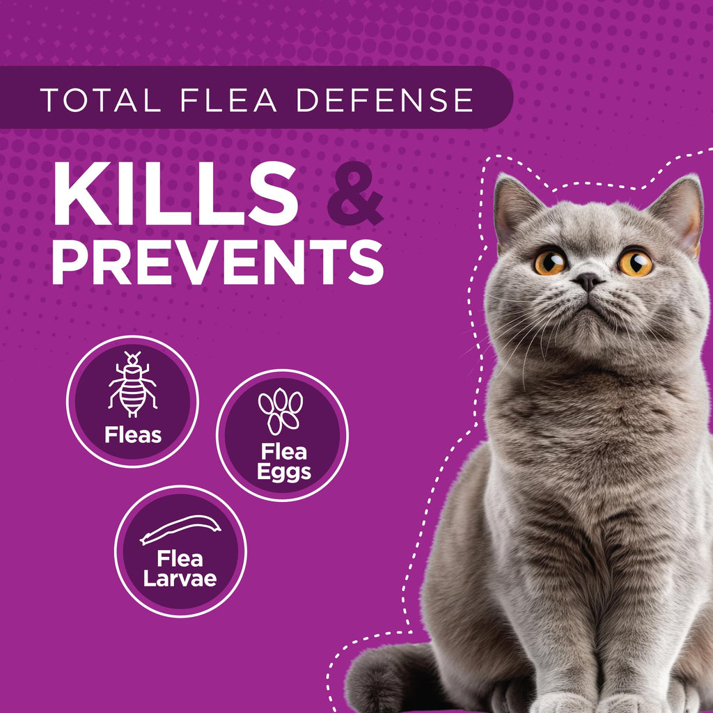 Flea Treatment for Small & Medium Cats 5-9 lbs, 6 Doses M790345