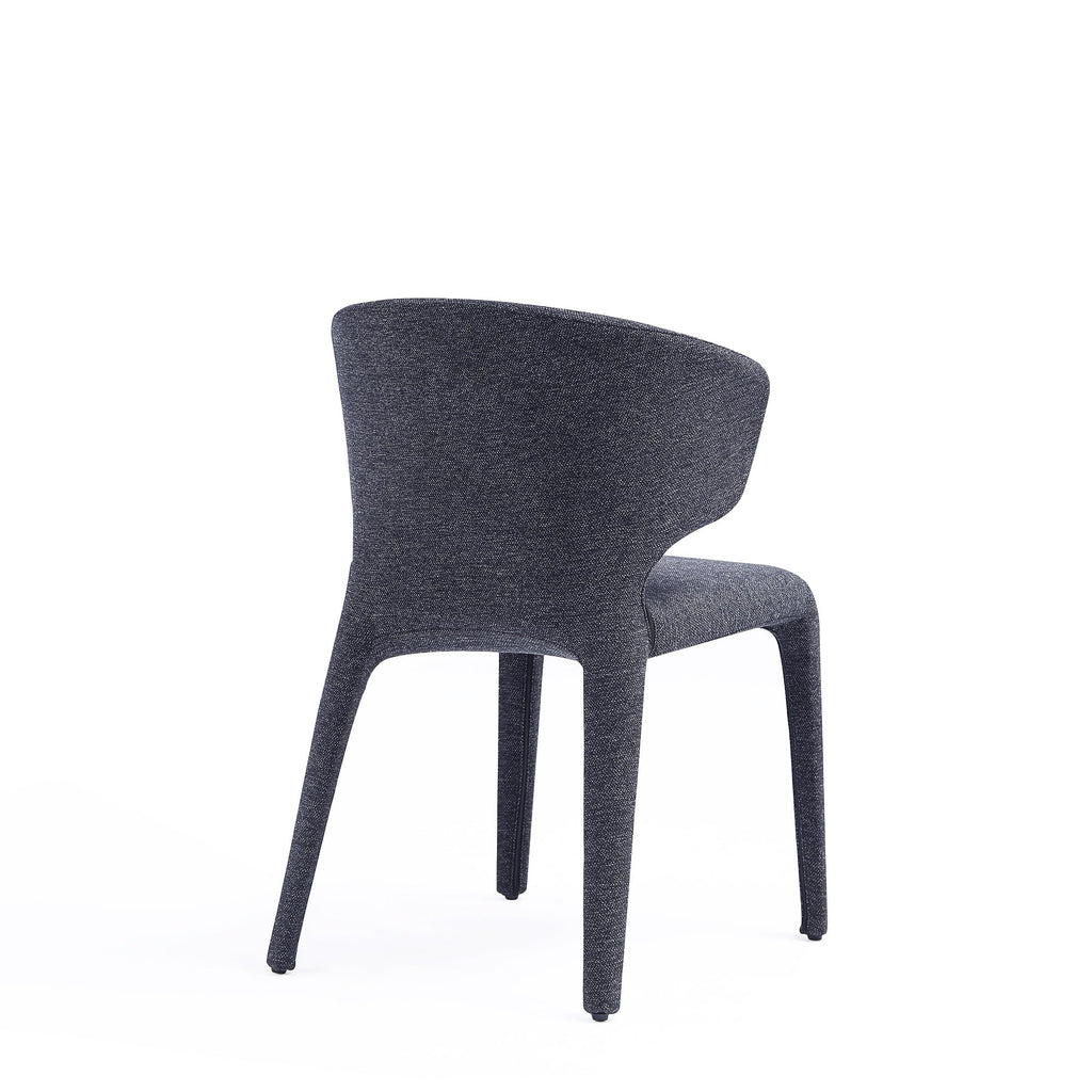 Black Upholstered Dining Chairs Set of 4 H1902