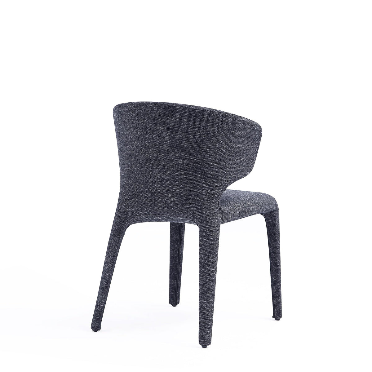 Black Upholstered Dining Chairs Set of 4 H1902