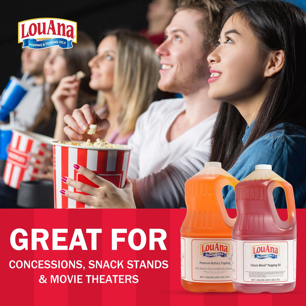 Buttery Popcorn Topping Oil 1 Gallon Jug G522355