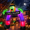 8Ft Halloween Inflatable Witch Archway U9393