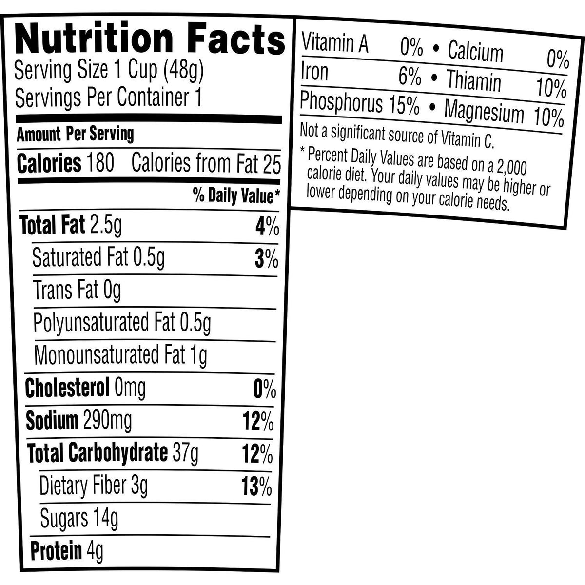 Instant Oatmeal Maple Brown Sugar 1.69oz Pack of 3 U979