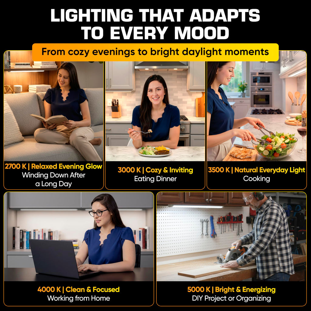 LED Under Cabinet Lighting 24 Inch White T44964