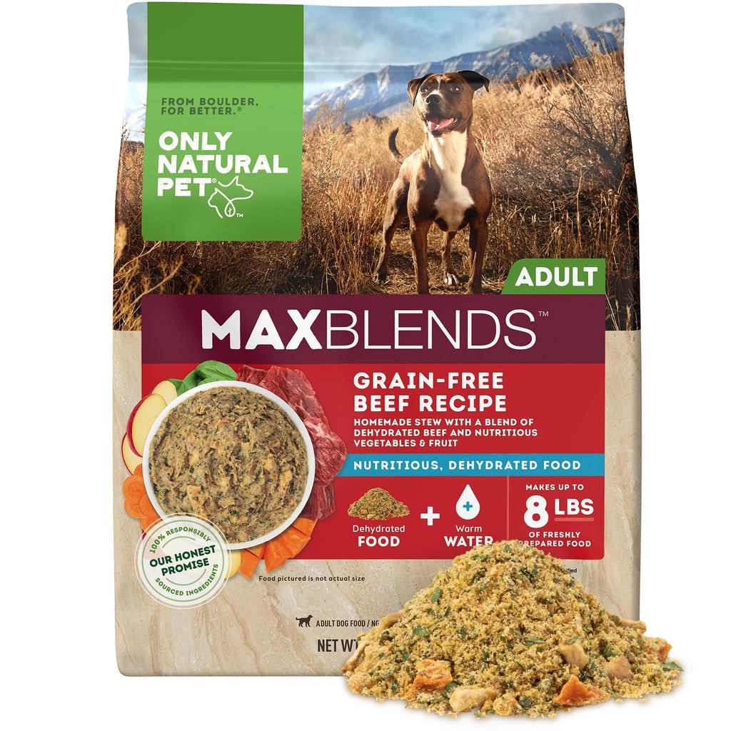 Grain Free Dehydrated Beef Recipe Dog Food 2 lb Bag L20790
